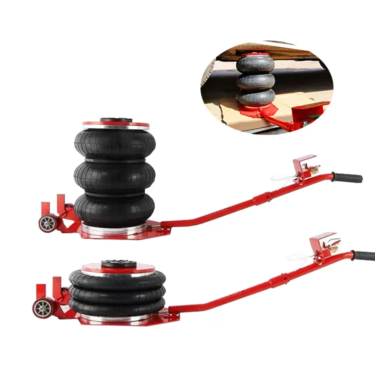 OEM 16 Inch/40cm Air Balloon Jack Lift 5 Ton Car Pneumatic Jack 3 Ton Inflatable Air Bag Car Jack with Adjustable Handle