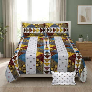Sábanas de Algodón Tejidas a Mano de Jaipur con Diseño Floral, Transpirables, Textil Tradicional Indio para Decoración de Dormitorios y Hogar - Product Image 2