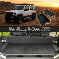 Boîte de rangement pour véhicule tout-terrain MKD Offroad Suzuki Jimny JC74 5 portes avec table arrière pliable
