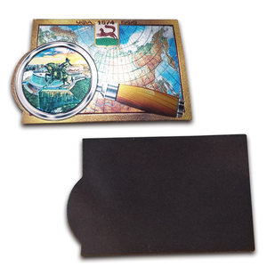 Imán de nevera de aluminio personalizado, imán de alta calidad, recuerdo de país, Goya - Product Image 1