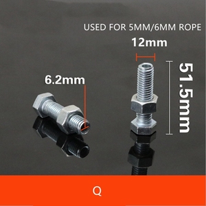 Suku cadang perlengkapan kebugaran fitting sekrup terminal kabel Gym - Product Image 4
