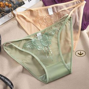 High Quality Showing Nipples Transparent Sheer Sexy Girls Red Bikini Lingerie <strong>2</strong> Piece Lace Bras Set - Product Image 2