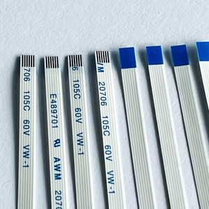 6Pin 0.5mm Pitch FFC <span class=keywords><strong>Cable</strong></span> 0.5mm Flex <span class=keywords><strong>Ribbon</strong></span> Flat Flex <span class=keywords><strong>Cable</strong></span> para Aplicação Automóvel - Product Image 1