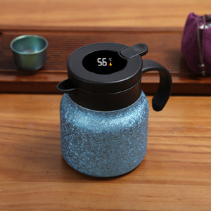 Thermos haut de gamme en titane, avec fonction de réchauffement intelligent du thé et séparation de l'eau, grande capacité, thermos domestique haut de gamme - Product Image 2