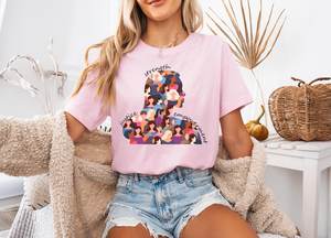 Maglietta per la Giornata Internazionale della Donna, T-Shirt Casual per l'Empowerment Femminile, 100% Cotone, Girocollo, Vestibilità Regolare, Stampa Digitale - Product Image 3