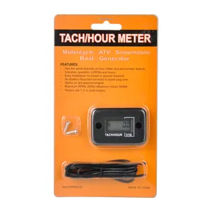 Engine Digital Tach Hour Meter Battery Hour Meter Without Reset