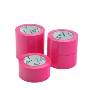 Поставщик Opp, розовая Виолончель, прозрачная лента ОПП/БОПП, печатная картонная упаковочная лента на заказ