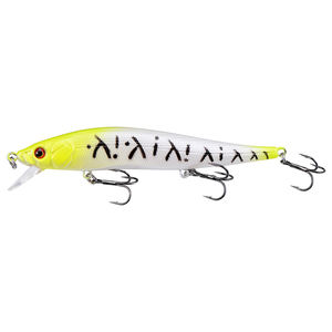 Leurre de pêche flottant Minnow Big Bait Crankbait pour la basse de mer - Max Long Casting Sinking Minnow pour la pêche en rivière, lac et ruisseau, en matériau ABS - Product Image 1