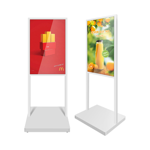 Hot Sales 43 Inch Free Standing Advertising Media Player LCD Portable Touch <b>Screen</b> Monitor Interactive Digital Signage Display - Product Image 1