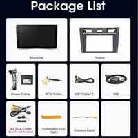 Radio Mobil untuk Ford Fiesta Mk VI 5 2002-2008 GPS Navi Pemutar Video Multimedia CarPlay Android Auto Port AUX Head Unit Mirror Link