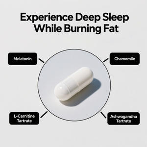 슬리밍 채식 캡슐, 깊은 수면 촉진 신진 대사 및 지방 연소 자연 식욕 조절 멜라토닌 보충제 - Product Image 5
