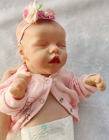 Fabriqué en Chine en gros Mini jouet personnalisé Vinyl Soft Alive Bebe Silicone Baby Doll réaliste Reborn Girl
