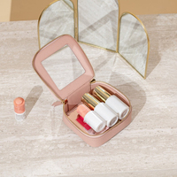 Bolsa de Cosméticos Transparente de PU PVC, Mini Estuche de Maquillaje Transparente, Gran Venta
