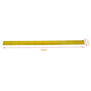 Juego de Reglas de Madera de 1 Metro, Herramienta de Medición de Ciencias y Matemáticas para Escuela Primaria con Escala, Hecha de Madera Duradera, para Uso en Geometría - Product Image 6