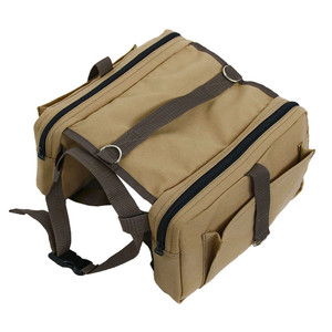 Mochila para Perro, Lona Color Caqui, Transpirable, para Todas las Estaciones, Bolsa de Viaje para Mascotas - Product Image 3