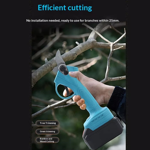 Sécateur électrique portatif sans fil 21V personnalisable avec batterie au lithium rechargeable <span class=keywords><strong>pour</strong></span> le jardinage - Product Image 4