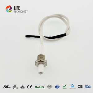 Électrode d'allumage en céramique Fil d'allumage Source d'alimentation électrique Bougie d'allumage pour brûleurs à gaz ménagers extérieurs <span class=keywords><strong>Four</strong></span> Élément chauffant - Product Image 3