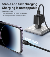 Yesido 1.2 mètres 12W charge rapide USB vers câble de données tressé en alliage d'aluminium IP CA132L