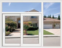 Fenêtre pliante en plastique à double vitrage, moderne, sur mesure, pour villa, isolation thermique, insonorisation, certifiée Energy Star, garantie 5 ans