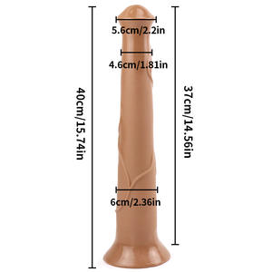Gode animal en silicone super géant pour cheval Gode doux et réaliste Masturbateurs féminins <span class=keywords><strong>Sex</strong></span> Toys - Product Image 6