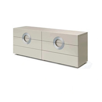 Console Shengxuan en laiton, faite à la main, durable, de luxe léger et moderne, avec panneau surélevé, pour salle à manger, chambre et salon, grand meuble de maison