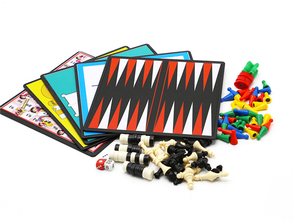 <span class=keywords><strong>Juego</strong></span> de mesa magnético 11 en 1 que incluye damas de ajedrez Backgammon <span class=keywords><strong>Ludo</strong></span> para niños-Material de papel y plástico - Product Image 3