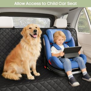 Funda Protectora para Asiento de Coche para Perros Smatto, Protector de Asiento Trasero, 600D Oxford, Impermeable, Antideslizante, Ajuste Universal - Product Image 2