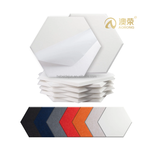 Tablón <span class=keywords><strong>de</strong></span> anuncios <span class=keywords><strong>de</strong></span> fieltro hexagonal, baldosas autoadhesivas <span class=keywords><strong>de</strong></span> fieltro, baldosas <span class=keywords><strong>de</strong></span> pared, paneles acústicos para fotos, fotos, notas - Product Image 1