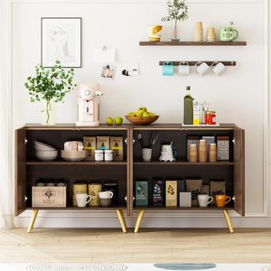 Tốt nhất người bán MDF Tủ lưu trữ sideboard với cửa gỗ rãnh hiện đại giọng đồ nội thất cho phòng khách lối vào - Product Image 4