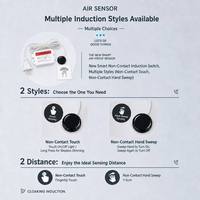 Interrupteur à capteur tactile inductif intelligent avec portée de détection de 1 à 5 cm et puissance de 500 W