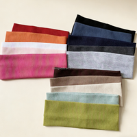 Bandeau de sport LUMI tendance en tricot élastique, large et antidérapant, pour le yoga, le fitness et les activités de plein air, multicolore et extensible