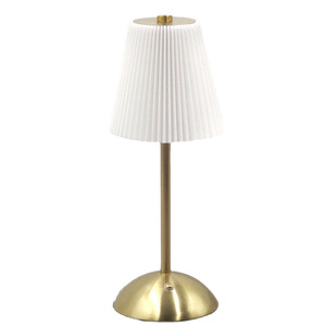 Cross-border minimalist pastoral pleated fabric night light, home decor, <b>bedside</b> <b>table</b> lamp, stylish atmosphere. - Product Image 5