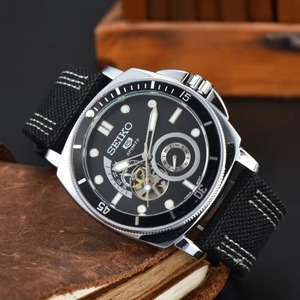 Hot AAA + meccanico <span class=keywords><strong>automatico</strong></span> AAA + orologi da uomo SEIKO Sport Design multifunzione <span class=keywords><strong>cinturino</strong></span> in <span class=keywords><strong>pelle</strong></span> orologi da uomo quotidianamente impermeabili - Product Image 3