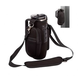 Factory Wholesale Magnetic Sports Workout Sling Bottle Holder <b>Pouch</b> Magnetic Gym Bag <b>Water</b> Bottle Bag With Shoulder Strap - Product Image 1