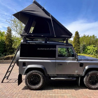 Tente de toit triangulaire DruneknXp 320G en toile imperméable, largeur 145 cm, pour camping sur toit de voiture