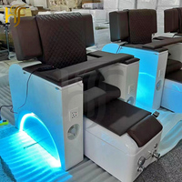 Meilleures ventes Station de pédicure de massage électrique Salon de manucure Spa des pieds Fauteuil de pédicure et manucure de luxe sans canalisation
