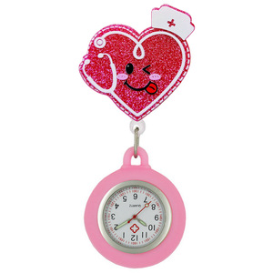 Alloy Case Material and Alloy Material Type Round Nurse <b>Watch</b> Fashion Quartz Movement Gold <b>Cheap</b> Nurse <b>Watch</b> - Product Image 3