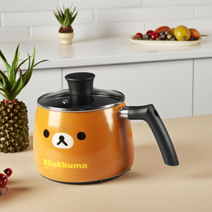 Juego de Tres Piezas de Aluminio Antiadherente en un Estilo de Dibujos Animados Adorable que Incluye una Olla para Leche y una Sartén para Tamagoyaki - Product Image 3
