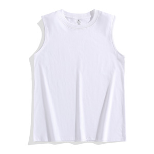 Camisetas de Algodón con Logotipo Personalizado para Hombre y Mujer, Camisetas Deportivas sin Mangas de Materiales Reciclados para Supermercados y Exposiciones - Product Image 4
