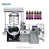 CYJX Tilt-type 300L mélangeur sous vide homogénéisateur dentifrice équipement de mélange Machine cosmétique cosmétiques visage crème mélangeur