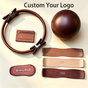 Set de Accesorios de Yoga y Pilates EVA al por Mayor con Logotipo Personalizado, con Pelota de Yoga, Anillo de Pilates y Banda Elástica para Mujeres - Product Image 1