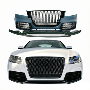 กันชนหน้าสไตล์ RS5สำหรับรถ <span class=keywords><strong>Audi</strong></span> A5 S5 B8 2008-2011 Coupe Sportback Facelift ชุดแต่งกระจังหน้าพร้อมตะแกรง ACC PDC - Product Image 1