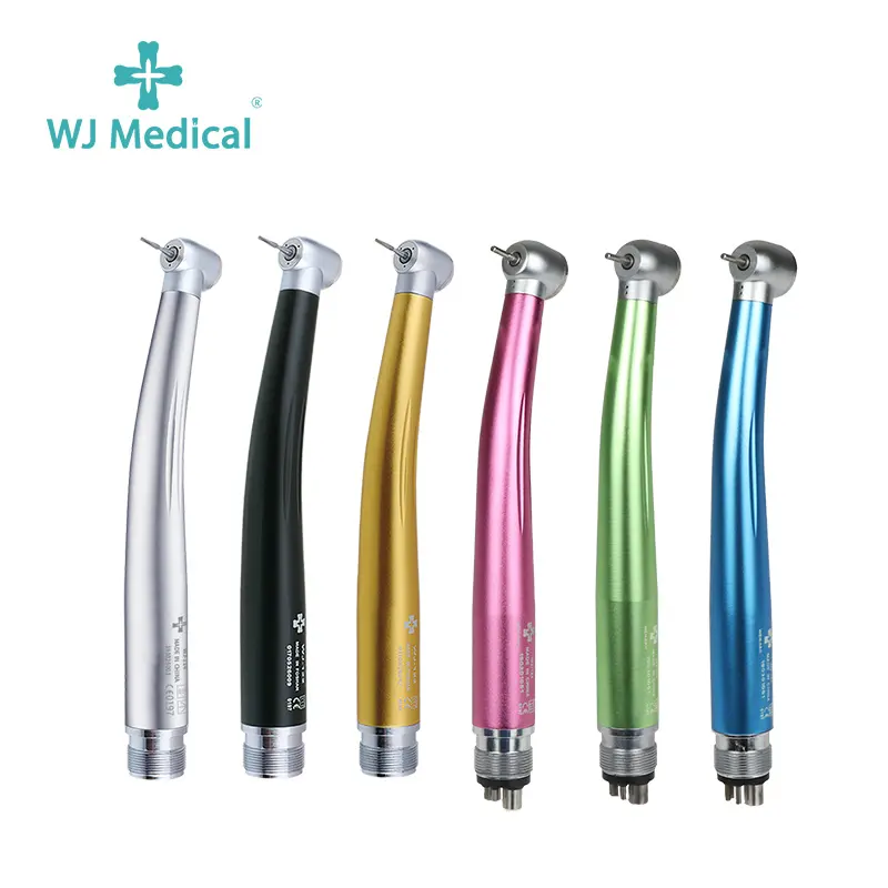 Diskon Besar Produk Dental Pelangi Dental Handpiece Tombol Tekan Handpiece Kecepatan Tinggi Dental Turbine 2/4 Lubang