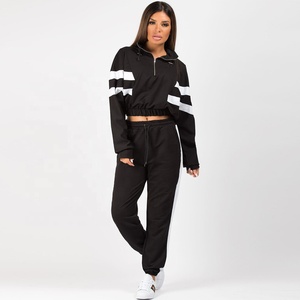 Conjunto Deportivo Personalizado, Transpirable y Ligero, para Correr al Aire Libre, Gimnasio, con Logotipo Personalizado, Ropa de Salón para Mujer, Sudadera y Pantalones Deportivos - Product Image 2
