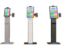 Máquina de pedido automático personalizada de 15,6 21,5 pulgadas, impresora Pos NFC de modularización, quiosco de autoservicio de escaneo QR para restaurantes y hoteles