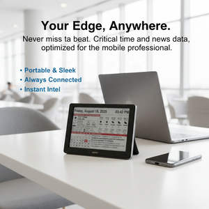Strumento di Trading di Precisione Intelevia con Calendario E-ink, Fusi Orari Globali, <span class=keywords><strong>Dati</strong></span> di Mercato, Promemoria Automatico per Festività e <span class=keywords><strong>Meteo</strong></span> <span class=keywords><strong>in</strong></span> Tempo Reale - Product Image 2