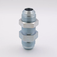 Adaptateur hydraulique à cône de 74 degrés en acier au carbone haute pression 6J-LN JIC mâle, avec écrou de blocage, fourni directement par l'usine