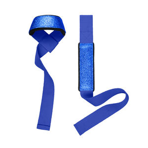 2024 Fitness Padded Cotton Neoprene Weightlifting Weight Pull Deadlift Custom Logo Lifting Gym Glitter <b>Straps</b> for Men - Product Image 3