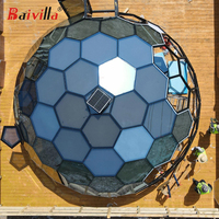 Tente Igloo extérieure personnalisée de haute qualité maison à bulles de verre transparent pour Camping chambre d'hôtel sphérique vitrée pour entrepôt de salle de bain