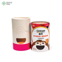 Boîtes rondes de luxe personnalisées Boîte cadeau dragée en chocolat Emballage cylindrique